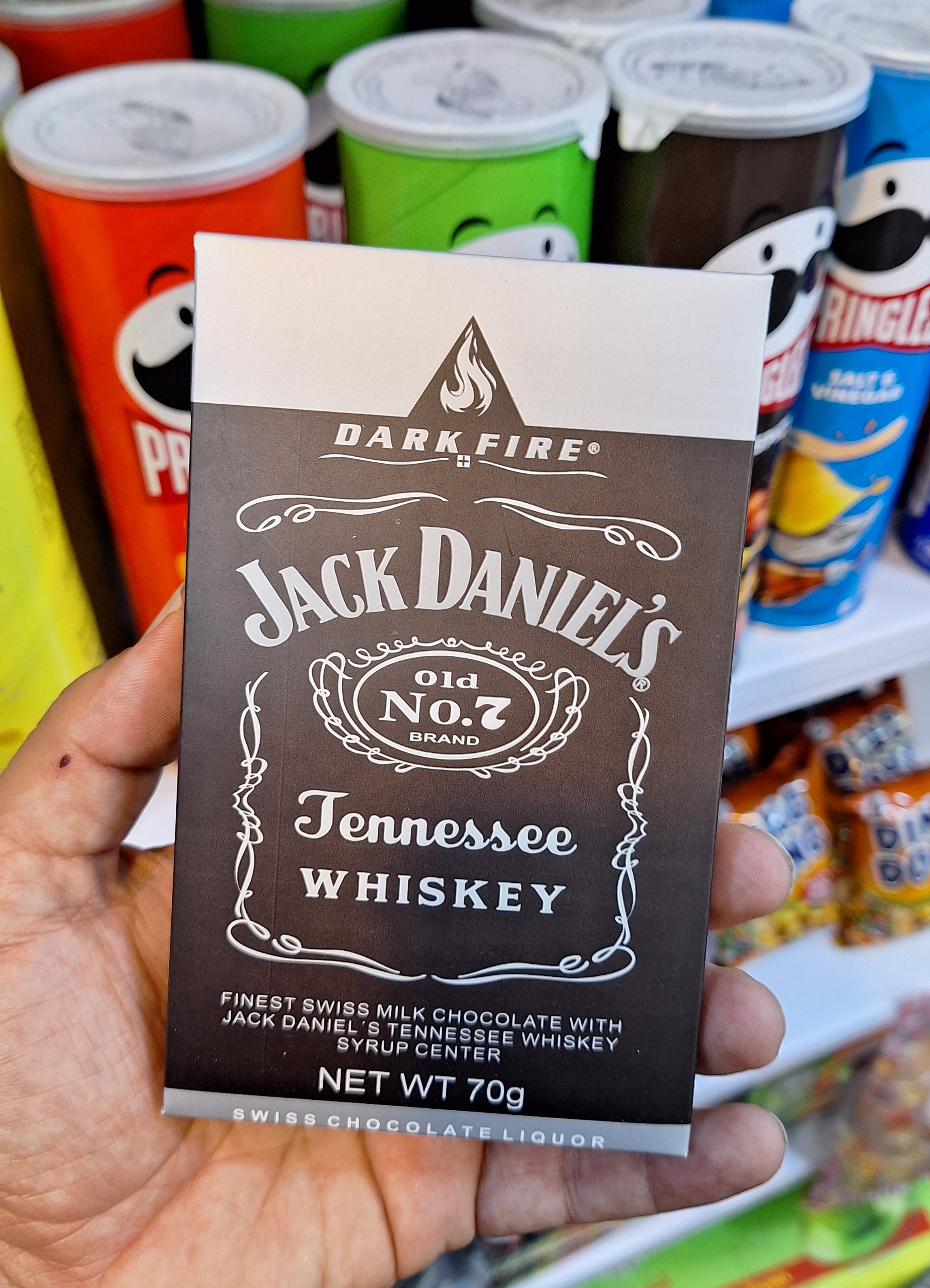 شکلات کاکائو جک دنیلز دارک فایر ویسکی